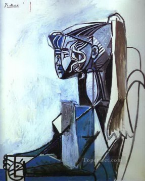 Pablo Picasso Painting - Retrato de Sylvette 1954 Pablo Picasso
